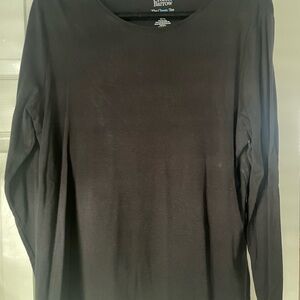 Croft & Barrow Black Classic Tee